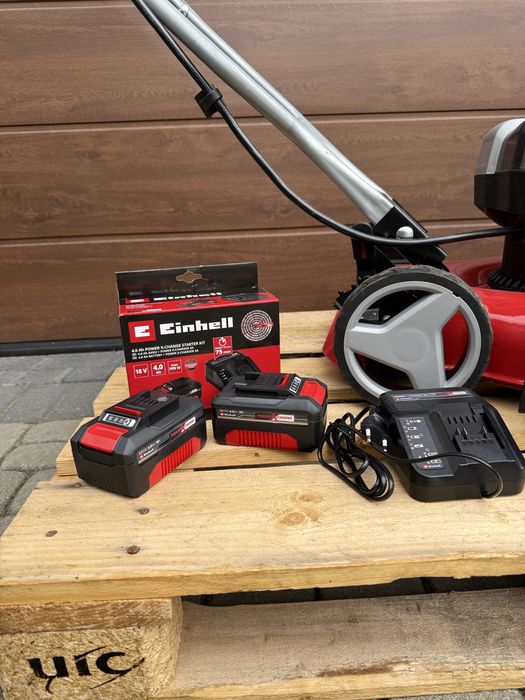 Kosiarka 48cm do mulczowania aku 2x4ah einhell ge-cm 36/48 M li