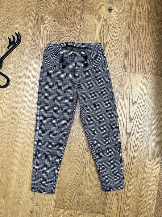 Calzedonia spodnie 104 w krate - swiateczne