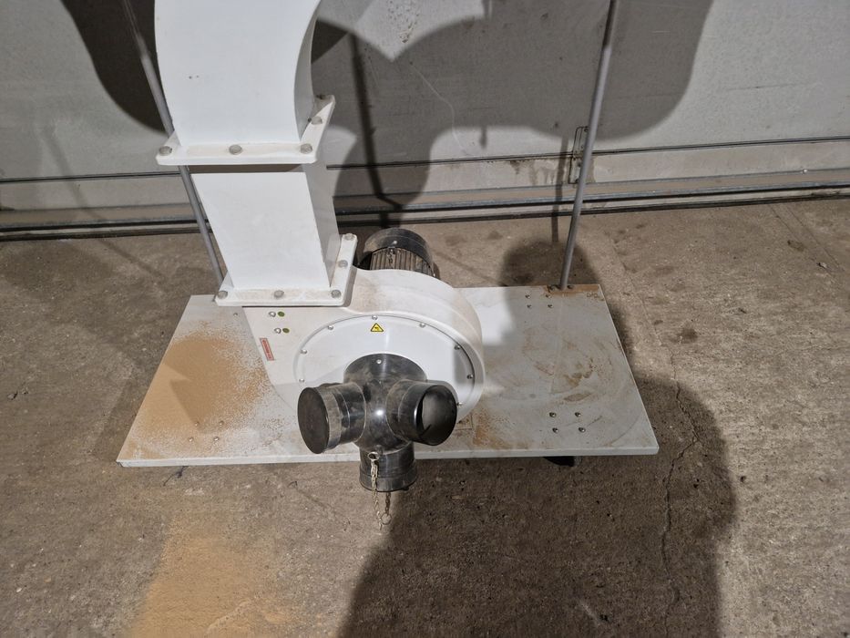 Odciąg do trocin dwu workowy turbina wentylator