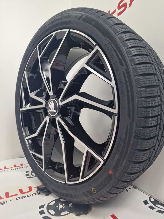Nowe koła zimowe SKODA 18" 5x112 Octavia 225/40R18 - Sailun
