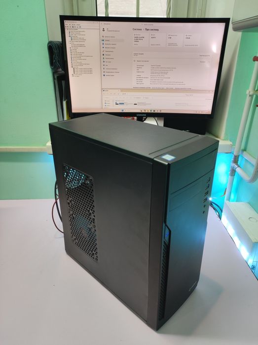 Пк/комп'ютер i3 8100, озп 8gb, ssd 120, hdd 500, Nvidia 1060 6gb