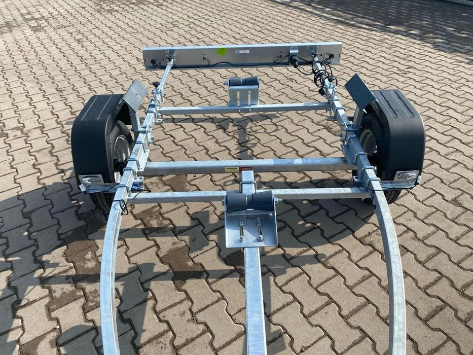 Temared Dostawa Przyczepka Podłodziowa Dmc750kg Łódź Do 4,3M