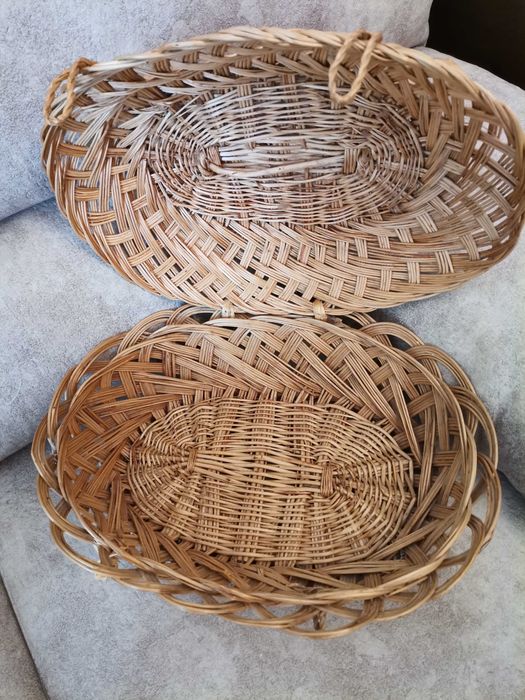 Cesto em verga com tampa