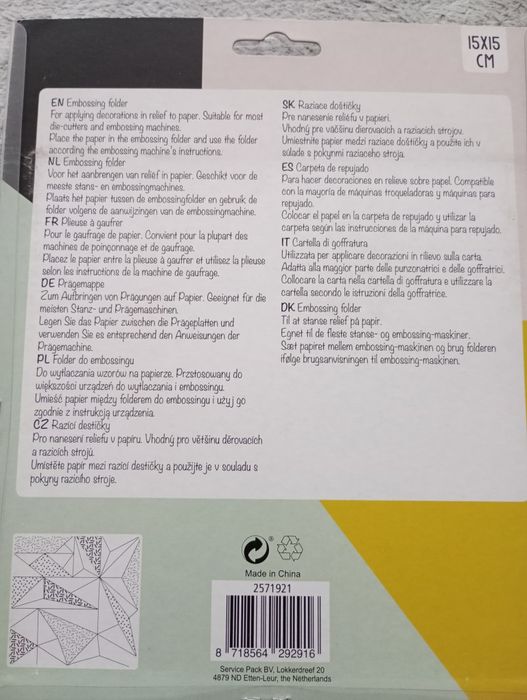 Folder do embossingu
