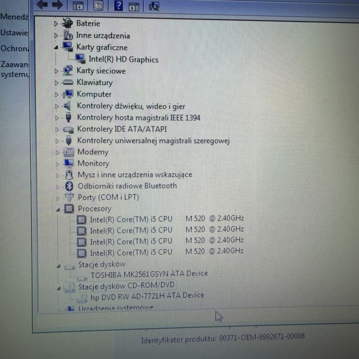 Hp probook 6450b i5 4gb 250 sata 14 cali mat wifi firewire dvd nagrywarka e sata displayport