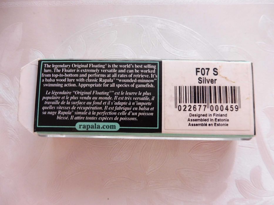 Wobler Rapala Original 7cm F07 S Silver