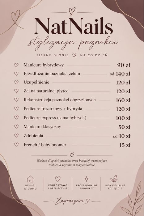 Stylizacja Paznokci•Manicure•Pedicure•Dojazd do klienta