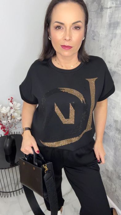 Dres Lola Bianka czarny komplet