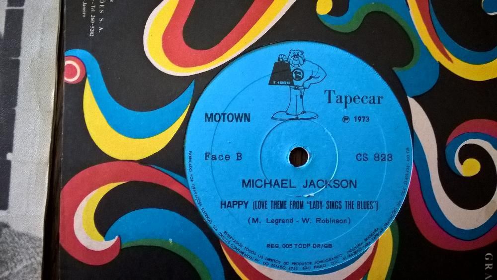 Discos de vinil antigos (singles)