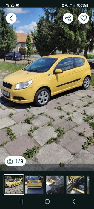 Szewrolet Aveo 1,2 2010r