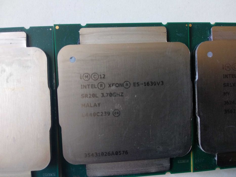 5 процов  Xeon E5-2680 v3/ E5-1620 v4 / E5-1630 v3.