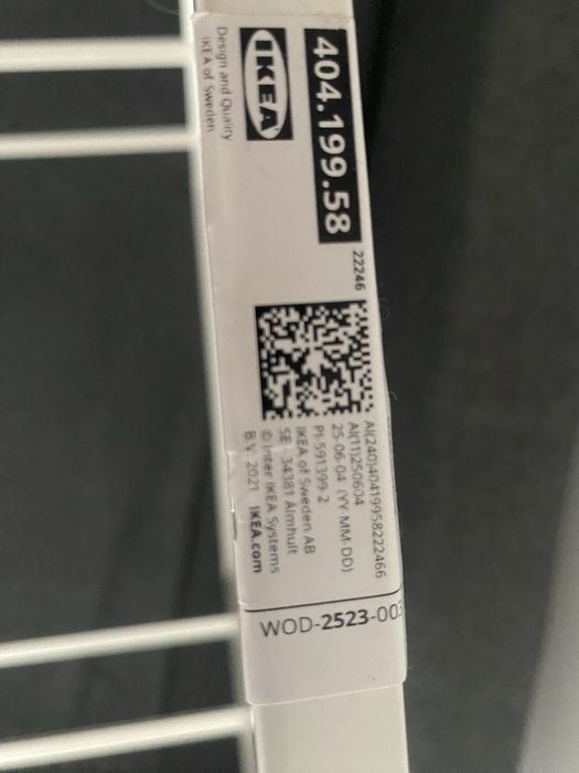 Regał do przechowywania jonaxel Ikea