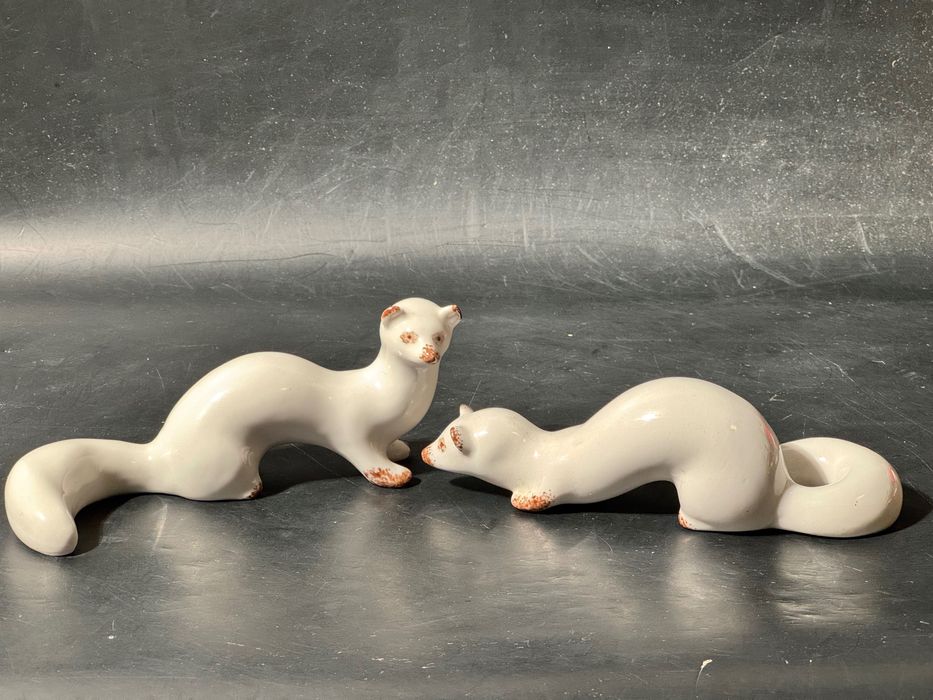 Статуэтка фарфоровая  «Горностаи»