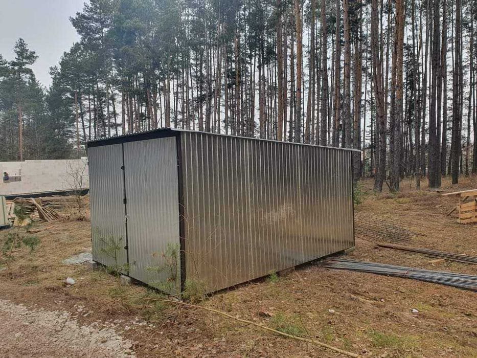 Garaż blaszak 3x5 PROMOCJA Garaż blaszany Montaz 4x5 5x7 3x3 2x3 7x5 6x6 6x5 6x8 7x7 9x6 PRODUCENT Garaż blaszak na wymiar na budowe magazyn blaszak