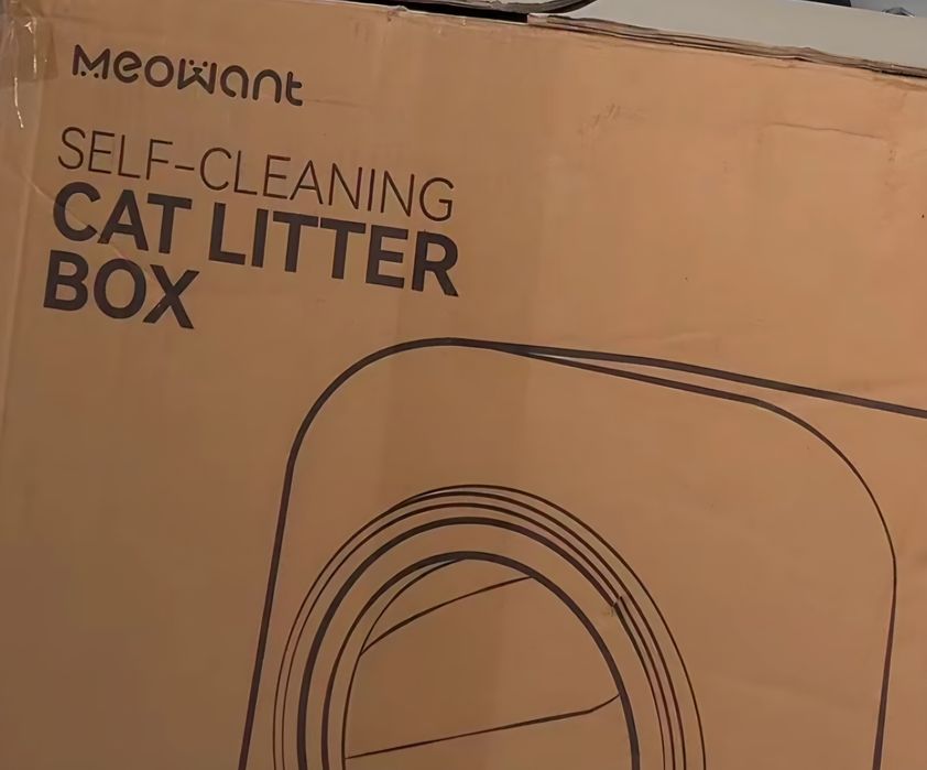 Caixa de areia de gato automática nova