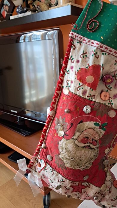 Bota de natal artesanal