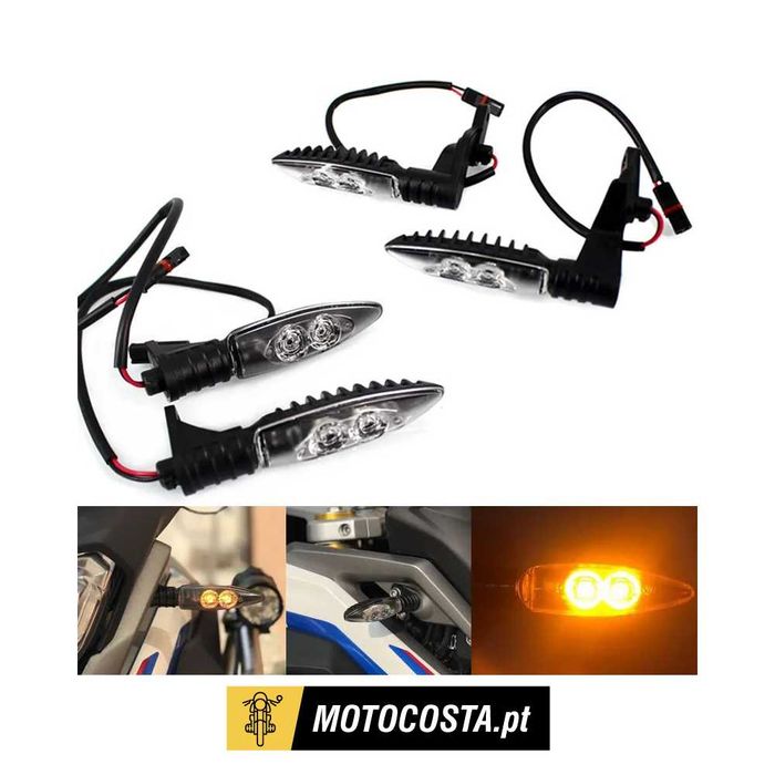 Piscas Frente/Trás BMW S1000RR R1200GS R1250GS ADV