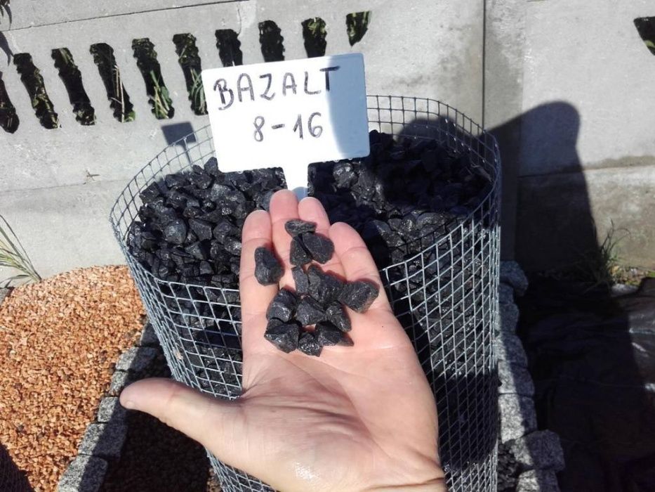 Kamienie bazaltowe 25 kg do wysypania wokół grobu - wysyłka gratis
