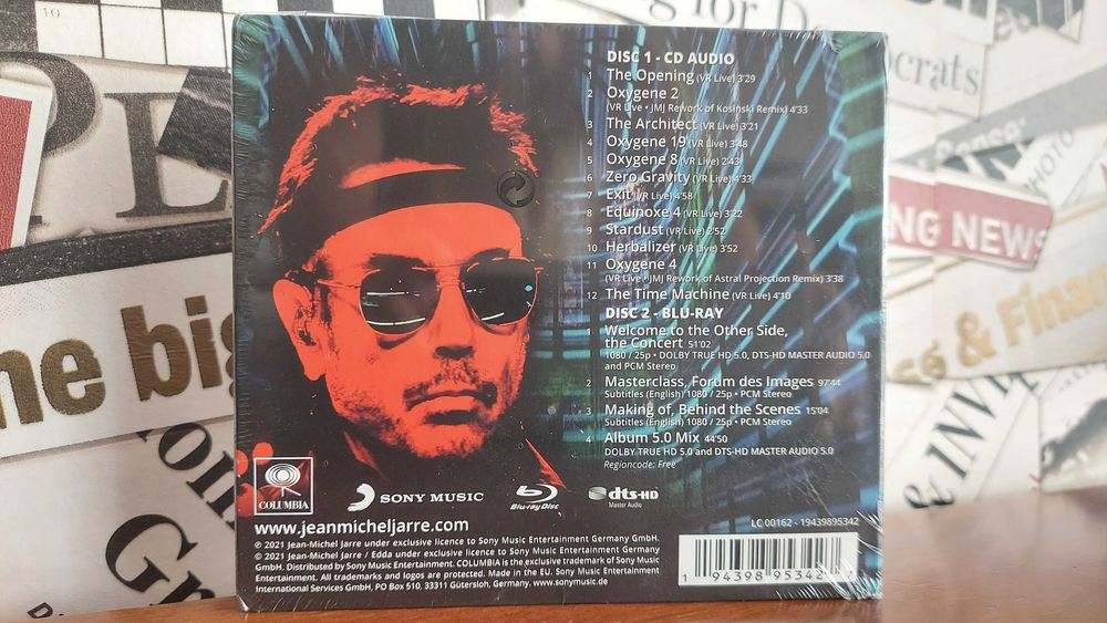 JM Jarre - Welcome To The Other Side Live In Notre-Dame Blu-ray + CD w folii