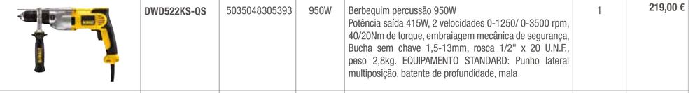 DeWalt berbequim DW515k429911727335034885