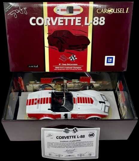 Corvette L88 #1 Tony DeLorenzo 1969 Carousel1 1:18