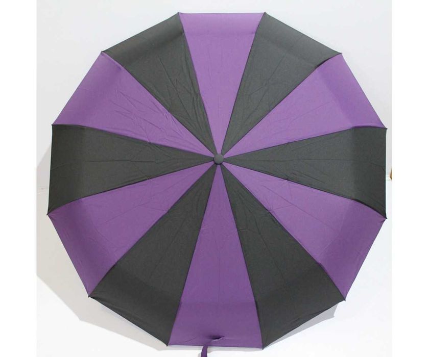 Женский зонт автомат 12 спиц карбон антиветер радуга радужный зонт