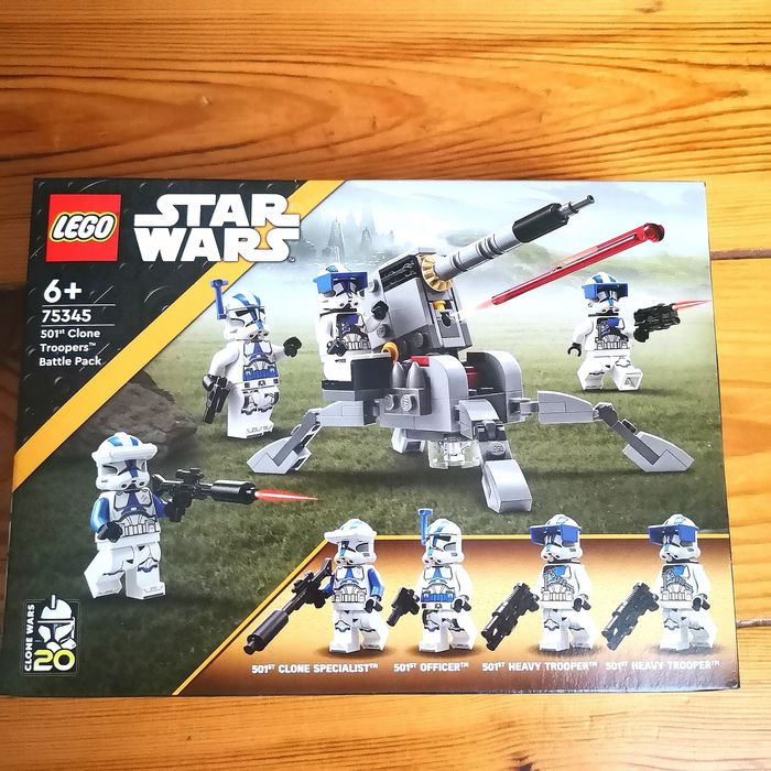Lego Star Wars 75345  Clone troopers 501st battle Pack bez figurek