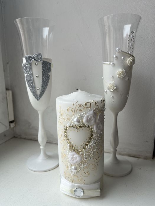 Весільна свічка Ручна робота