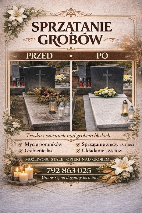 Sprzątanie grobów