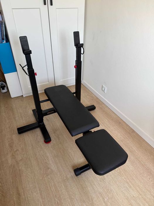 Banco de Musculação Corength (Decathlon) – Suporte para Barra