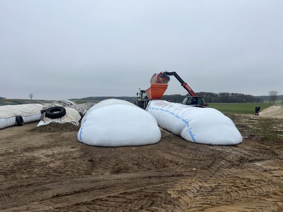 Wysłodka mokra kukurydza transport spakowanie młyn w rękaw pakowaczka