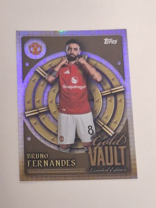 Karty piłkarskie Manchester United Team Set Gold Vault Limited BRUNO