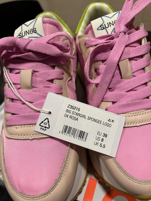 Tenis Big Stargirl Spongee Logo 4 Rosa