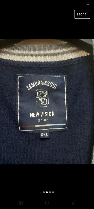 Casaco de malha de homem