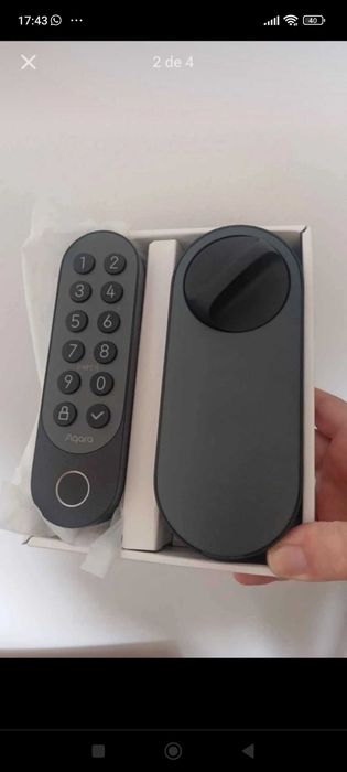 Fechadura inteligente porta casa