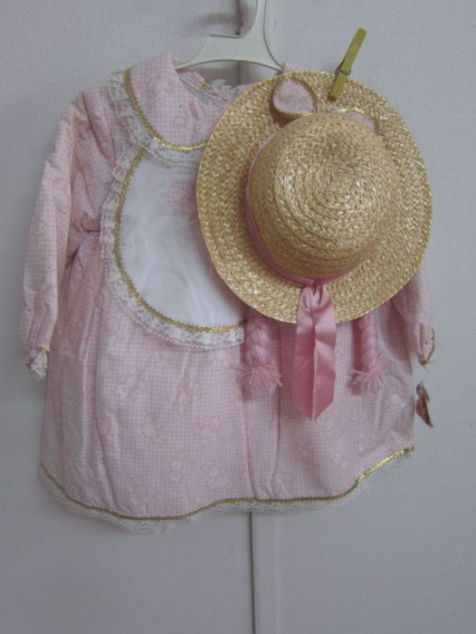 Fantasia de Carnaval - Boneca 4 anos NOVO