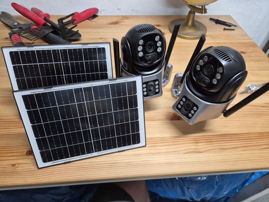 Kamera zewnętrzna Tavo FORTIA 2szt – solarna 4G LTE, 10 MP, 2 obiektywy komplet