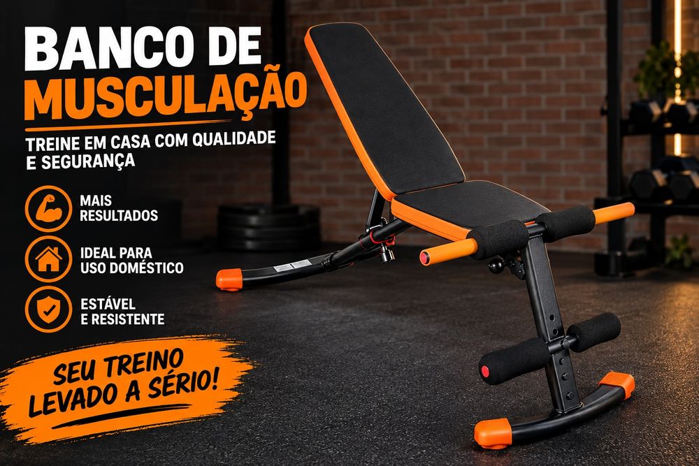 Banco de ginásio novo em caixa