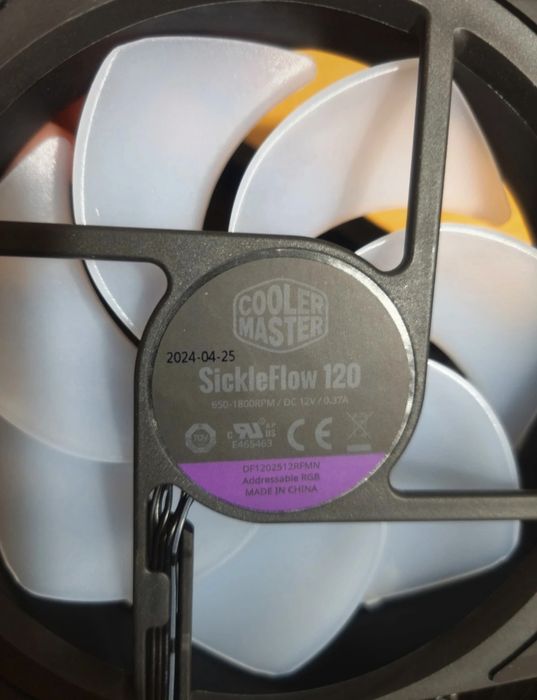 3 Cooler Master RGB Fans, 120 mm. With Warranty64739925744770124