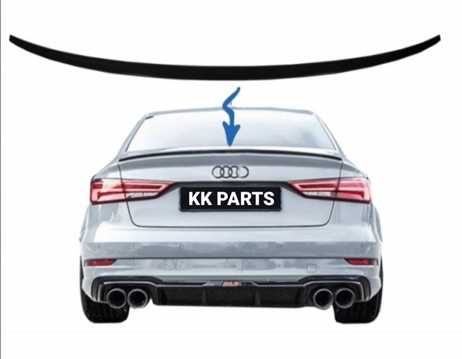 LIP SPOILER AILERON PALA AUDI A3 RS3 S3 S-LINE SLINE Limousine SEDAN