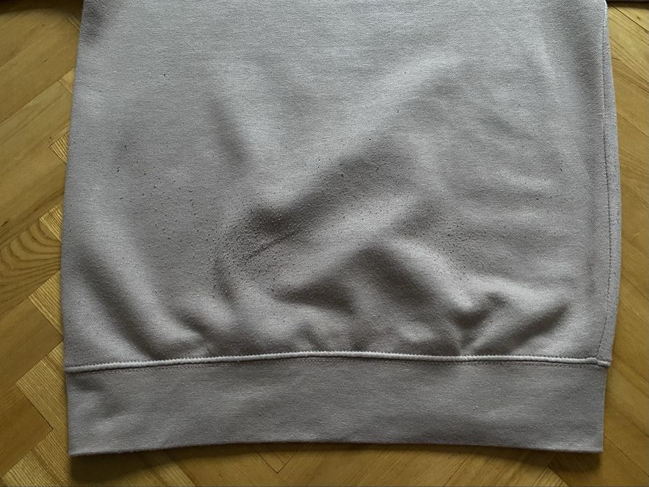 Różowa basic bluza Pull&Bear pudrowy przygaszony pastelowy różowy róż