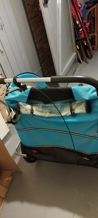 Przyczepa rowerowa dwuosobowa