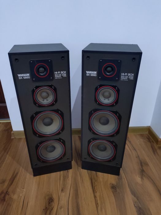 WATSON BX 6860 kolumny głośniki 4:way bass reflex Wysyłkąa