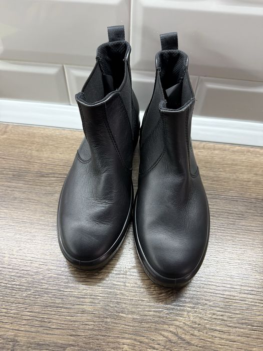 Шкіряні чобити ecco