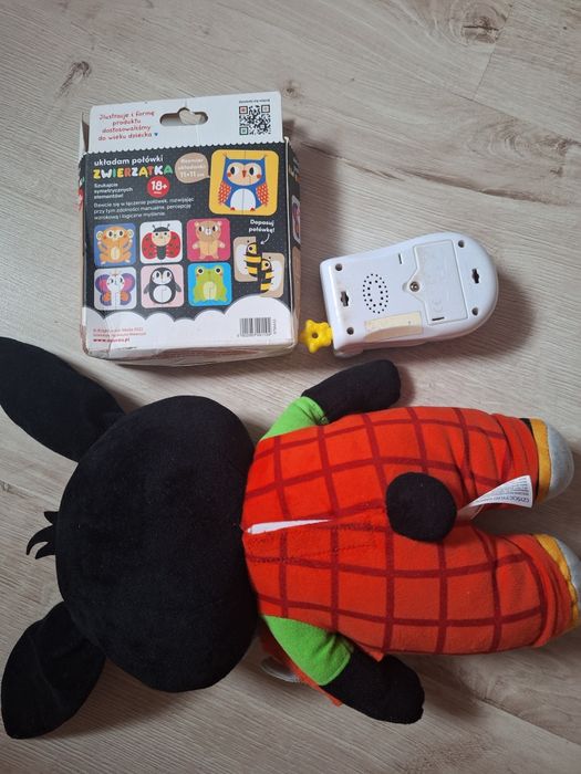 Zabawki: bing, telefon, puzzle