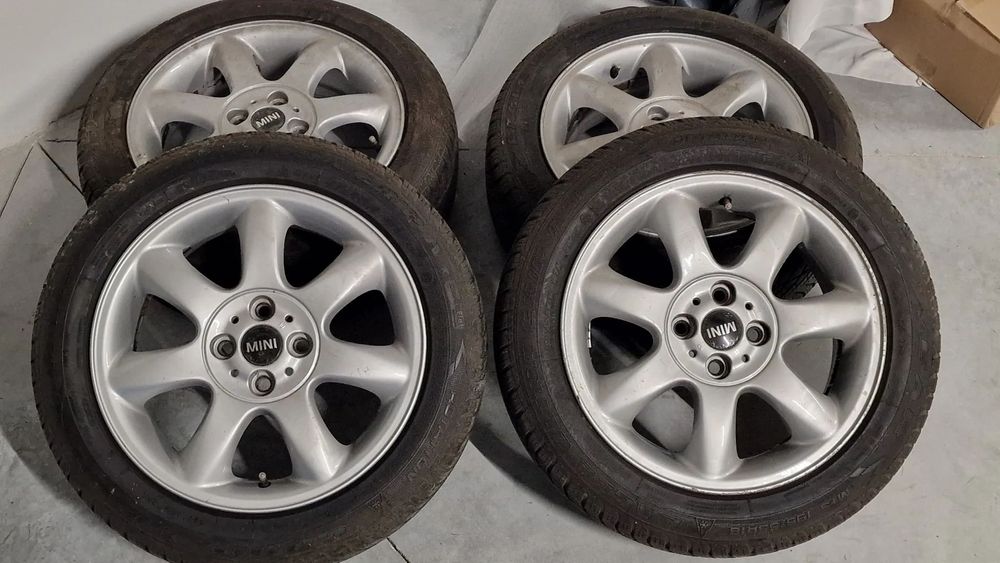 Mini R56 Koła 16 cali z oponami zimowymi 195/55