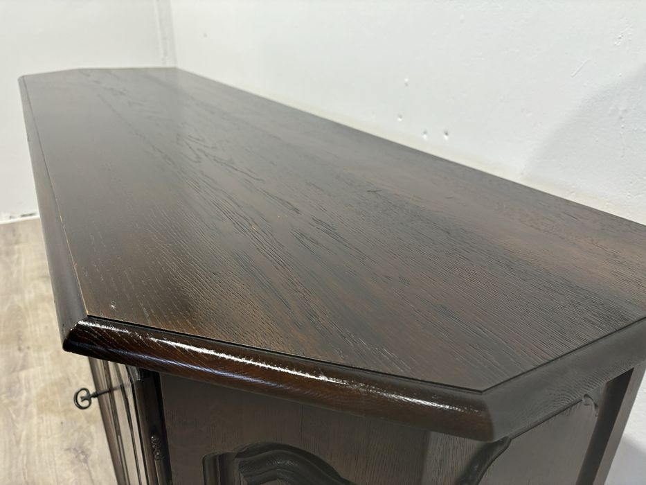 Piękny dębowy komplet mebli do jadalni