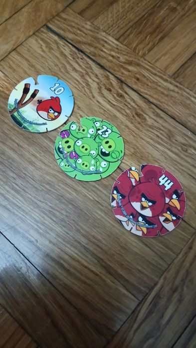 Tazos "Angry birds"
