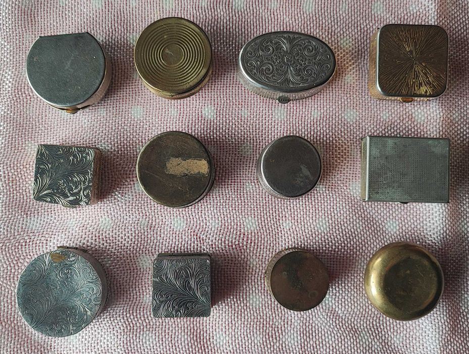 Lote de caixas de comprimidos antigas