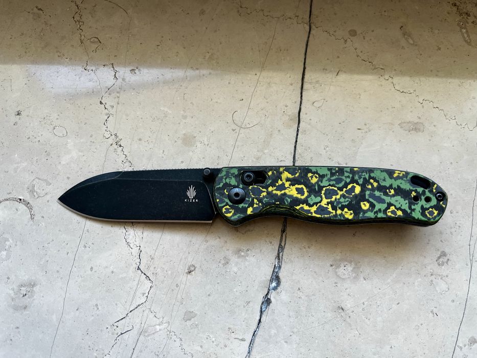 Nóż składany Kizer Drop Bear - Toxic Storm FatCarbon Ki3619A1 CPM 20CV